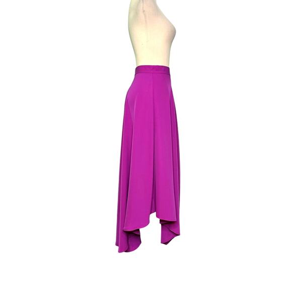 Fuchsia asymmetrical hi low skirt size Small - Picture 6 of 10